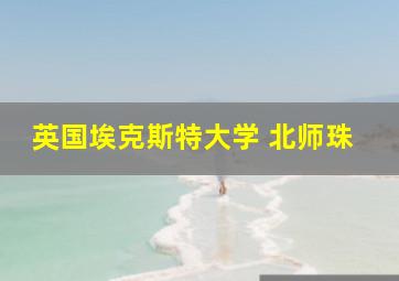 英国埃克斯特大学 北师珠